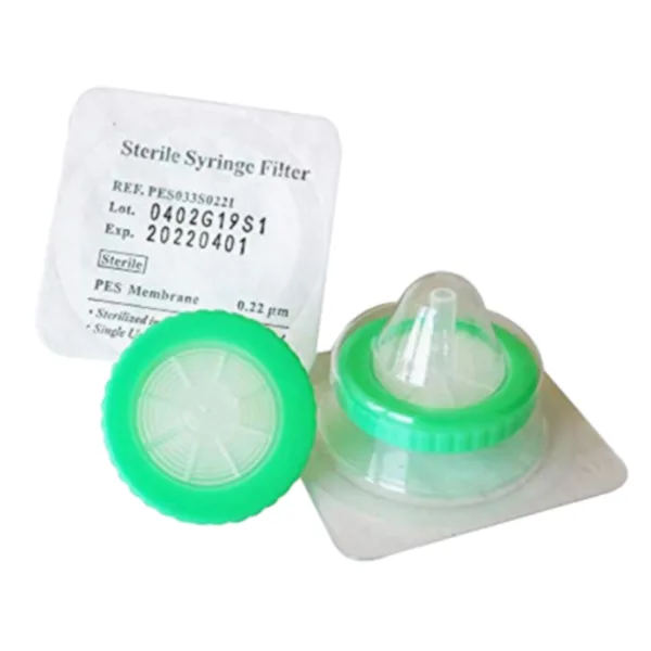 Disposable syringe filter